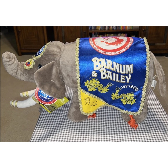 Ringling Bros and Barnum &Bailey 145th Edition Circus Elephant Stuffed Plush new - Picture 5 of 16